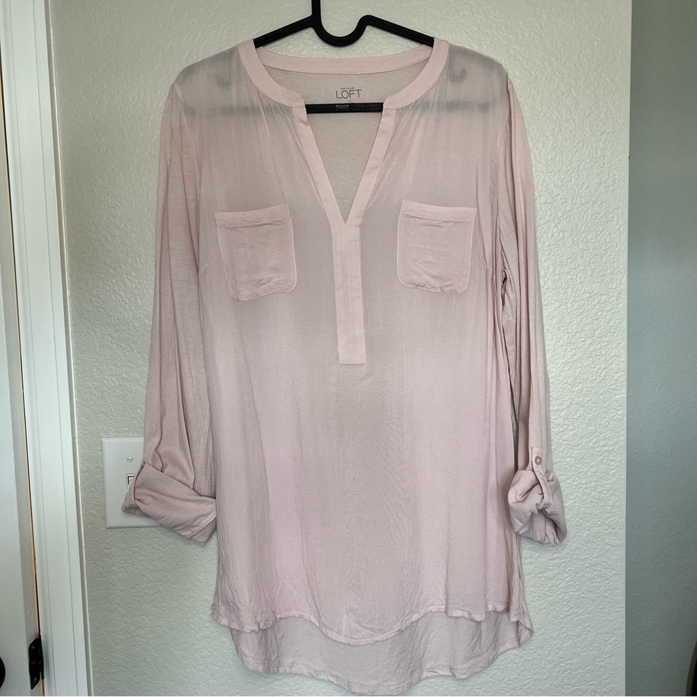 LOFT • long sleeve blouse
